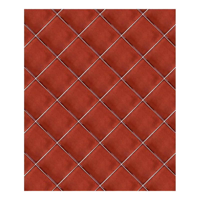 Azulejo 10.5cm Artesanal Tipo Talavera Liso 90pz Terrac S/bc