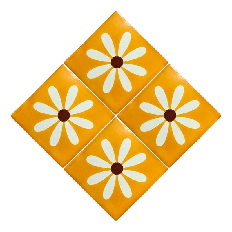 Azulejo Artesanal Talavera Liso 90pz #acls-101