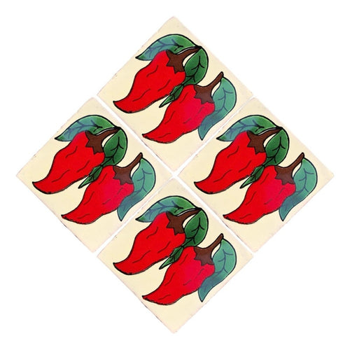 Azulejo 10.5cm Artesanal Talavera Liso 90pz #acln-02