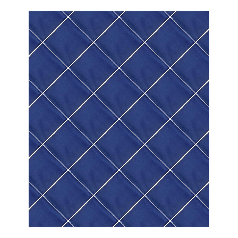 Azulejo 10.5cm Artesanal Talavera Liso 90pz Azul Mezclilla
