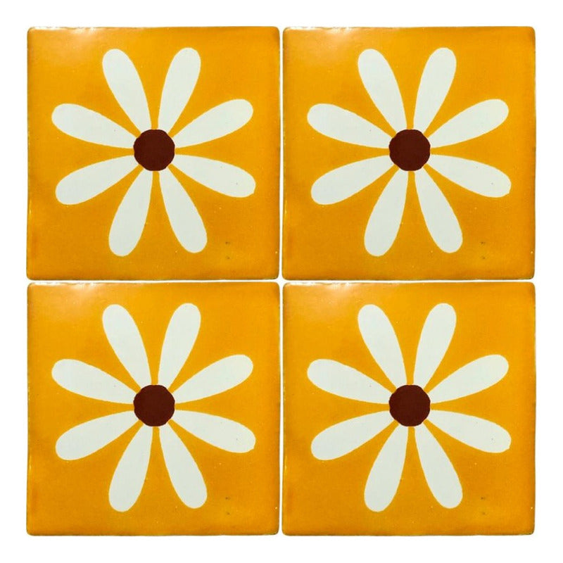 Azulejo Artesanal Talavera Liso 90pz #acls-101