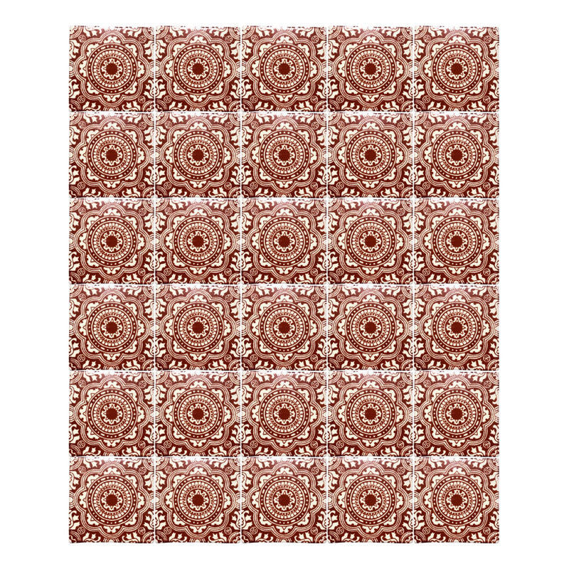 Azulejo 10.5cm Artesanal Talavera Liso 90pz #acls-53